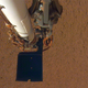 The Martian surface, as imaged by the Instrument Deployment Camera attached to InSight’s robotic arm.